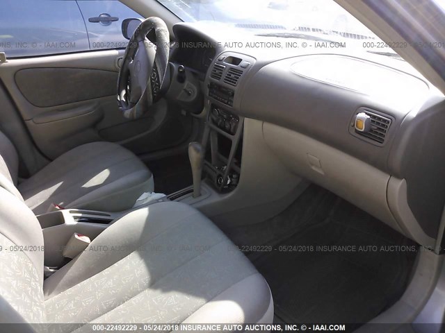 2T1BR12E8YC381885 - 2000 TOYOTA COROLLA VE/CE/LE BEIGE photo 5