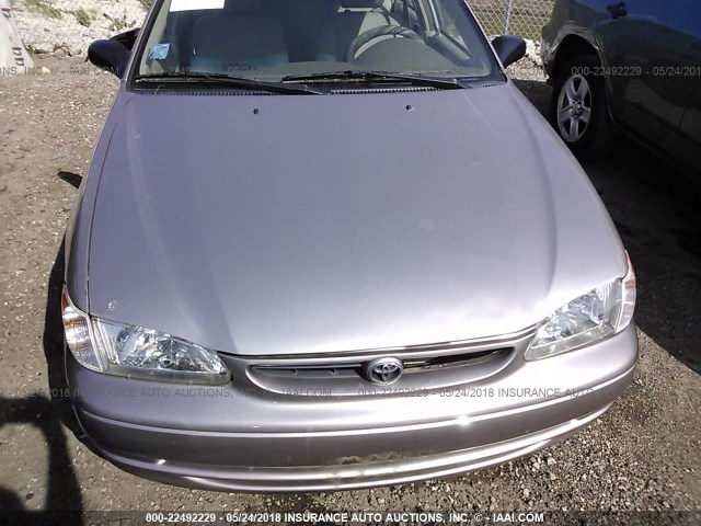 2T1BR12E8YC381885 - 2000 TOYOTA COROLLA VE/CE/LE BEIGE photo 6