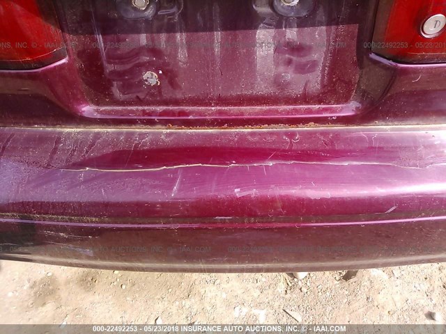 4T1BF22K8WU050076 - 1998 TOYOTA CAMRY CE/LE/XLE MAROON photo 6