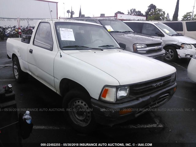 JT4RN81P5K0027605 - 1989 TOYOTA PICKUP 1/2 TON SHORT WHEELBASE DLX WHITE photo 1