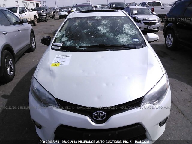 5YFBPRHE9EP013660 - 2014 TOYOTA COROLLA ECO/ECO PLUS/ECO PREMIUM WHITE photo 6