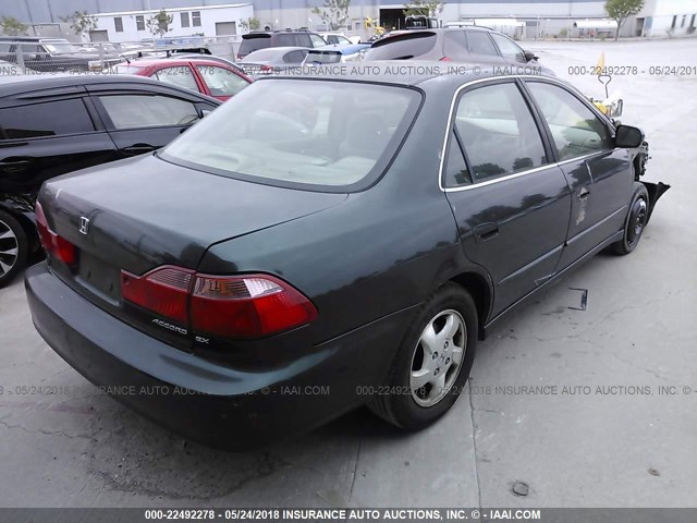 JHMCG6670YC036974 - 2000 HONDA ACCORD EX GREEN photo 4