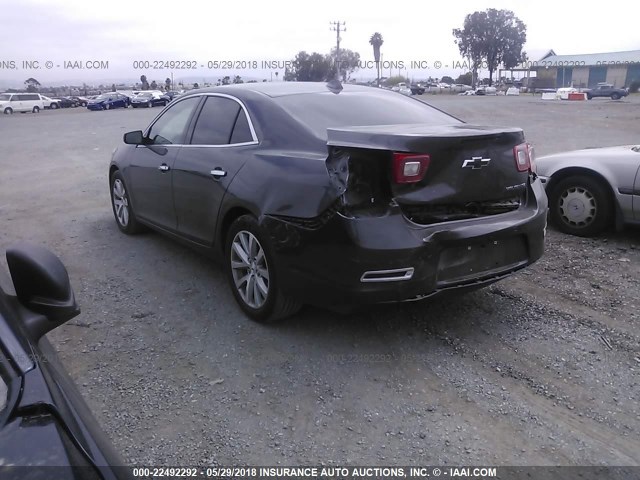 1G11H5SAXDF277802 - 2013 CHEVROLET MALIBU LTZ 灰色 照片 3