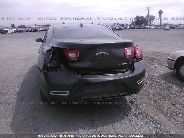 1G11H5SAXDF277802 - 2013 CHEVROLET MALIBU LTZ 灰色 照片 6