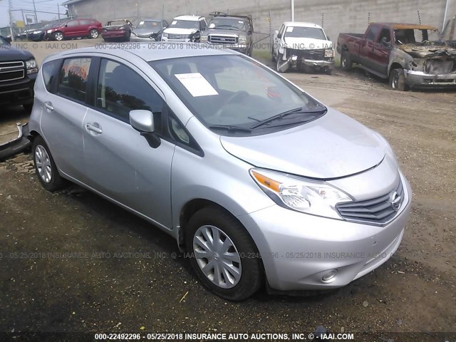 3N1CE2CP4FL447674 - 2015 NISSAN VERSA NOTE S/S PLUS/SV/SL/SR SILVER photo 1