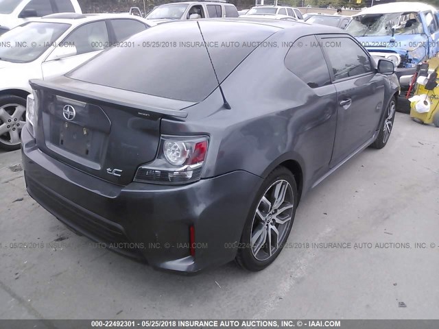 JTKJF5C79F3090421 - 2015 TOYOTA SCION TC 灰色 照片 4