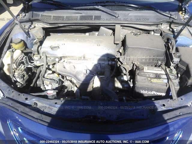 4T1BE46K67U150252 - 2007 TOYOTA CAMRY NEW GENERAT CE/LE/XLE/SE BLUE photo 10