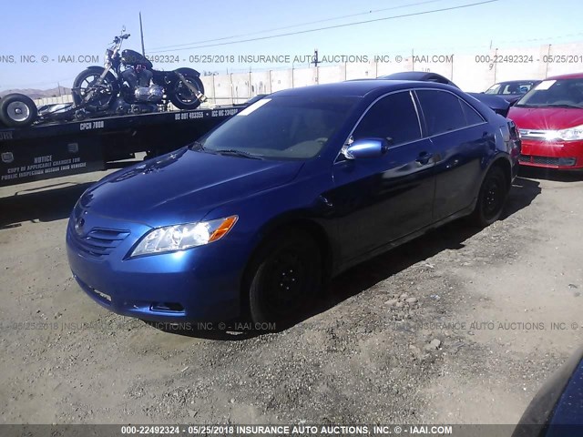 4T1BE46K67U150252 - 2007 TOYOTA CAMRY NEW GENERAT CE/LE/XLE/SE BLUE photo 2