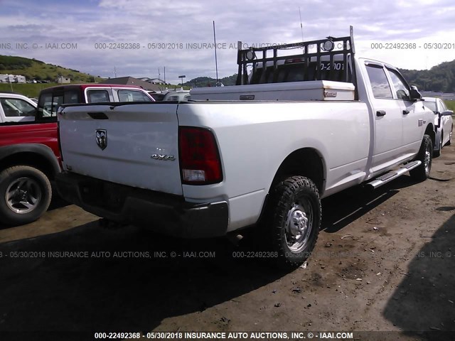 3D7TT2CT8BG638085 - 2011 DODGE RAM 2500 WHITE photo 4