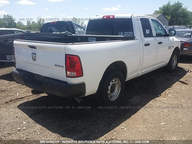 1C6RR7FT5DS689316 - 2013 RAM 1500 ST WHITE photo 4