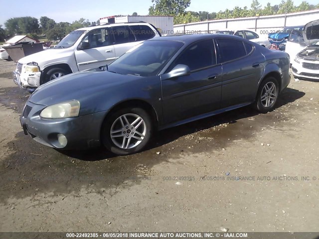 2G2WR554561155461 - 2006 PONTIAC GRAND PRIX GT BLUE photo 2