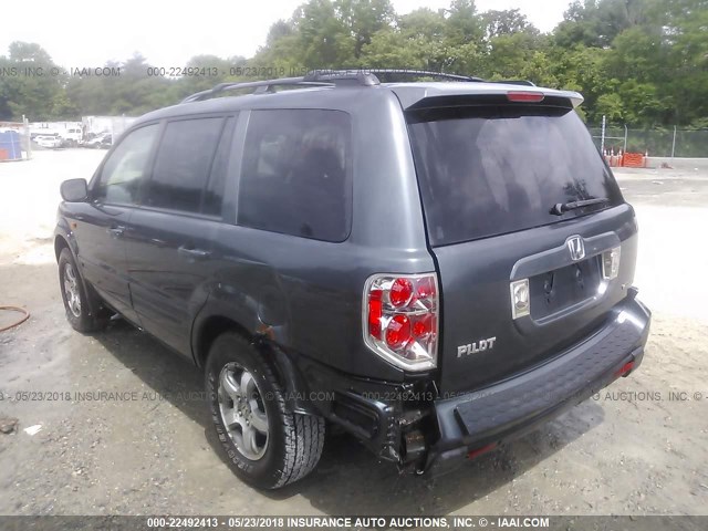 2HKYF18496H554938 - 2006 HONDA PILOT EX GRAY photo 6