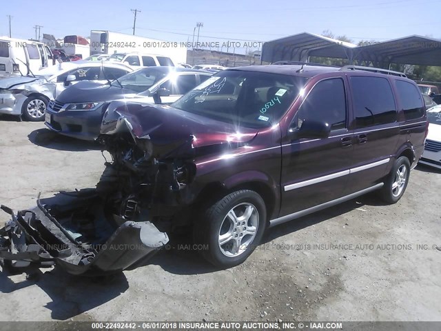 1GNDV33L66D106214 - 2006 CHEVROLET UPLANDER LT BURGUNDY photo 2