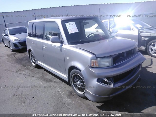 JTLKT334550191376 - 2005 TOYOTA SCION XB ვერცხლისფერი ფოტო 1