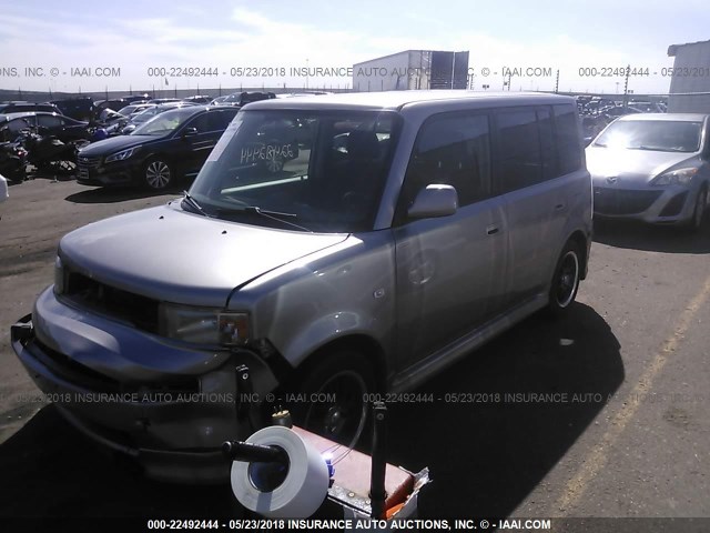 JTLKT334550191376 - 2005 TOYOTA SCION XB ვერცხლისფერი ფოტო 2