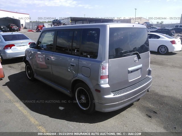 JTLKT334550191376 - 2005 TOYOTA SCION XB ვერცხლისფერი ფოტო 3