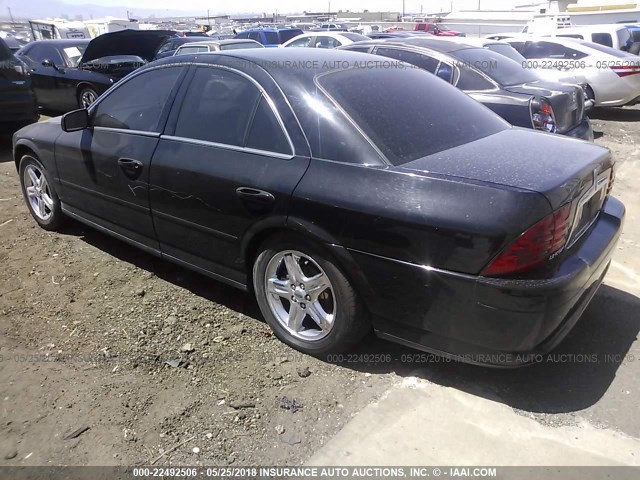 1LNHM86S72Y638759 - 2002 LINCOLN LS 黑色 照片 3