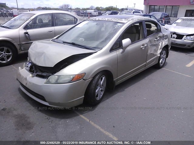 1HGFA16988L030846 - 2008 HONDA CIVIC EXL 金色 照片 2