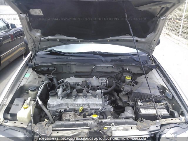 3N1CB51DX4L895112 - 2004 NISSAN SENTRA 1.8/1.8S GRAY photo 10