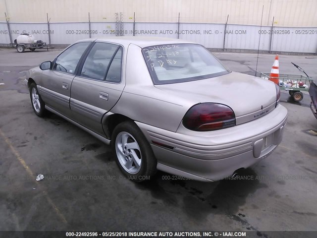 1G2NE52M1VM545455 - 1997 PONTIAC GRAND AM SE Champagne photo 3