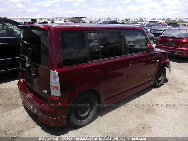 JTLKT324664067838 - 2006 TOYOTA SCION XB იასამნისფერი ფოტო 4