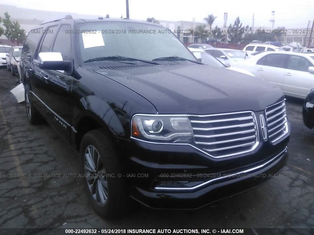 5LMJJ3HTXGEL03598 - 2016 LINCOLN NAVIGATOR L/SELECT 黑色 照片 1