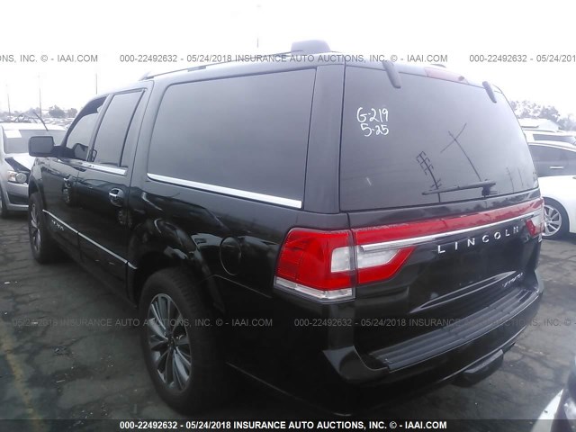 5LMJJ3HTXGEL03598 - 2016 LINCOLN NAVIGATOR L/SELECT 黑色 照片 3