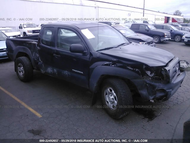 5TEUU42N08Z531202 - 2008 TOYOTA TACOMA ACCESS CAB Սև լուսանկար 1
