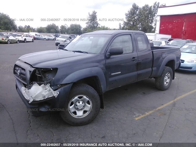 5TEUU42N08Z531202 - 2008 TOYOTA TACOMA ACCESS CAB Սև լուսանկար 2