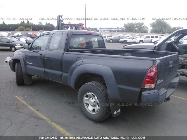 5TEUU42N08Z531202 - 2008 TOYOTA TACOMA ACCESS CAB BLACK photo 3