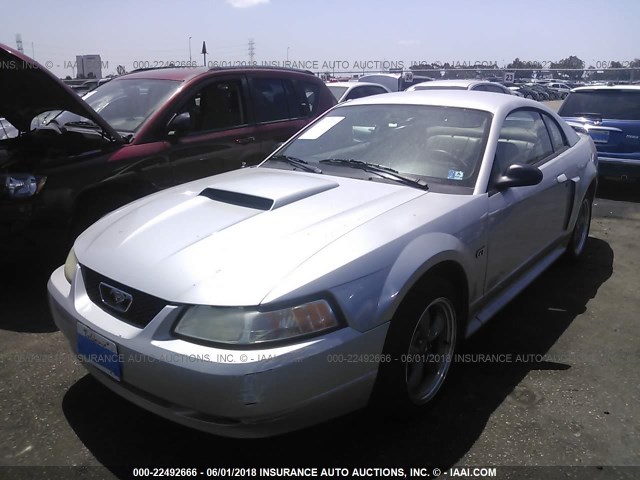 1FAFP42X02F174812 - 2002 FORD MUSTANG GT SILVER photo 2
