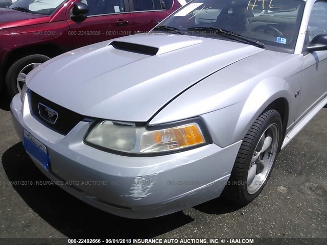 1FAFP42X02F174812 - 2002 FORD MUSTANG GT SILVER photo 6