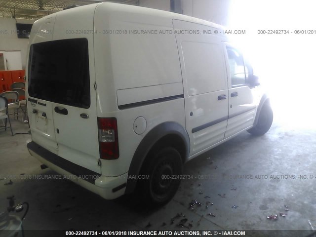 NM0LS7DNXBT064759 - 2011 FORD TRANSIT CONNECT XLT WHITE photo 4