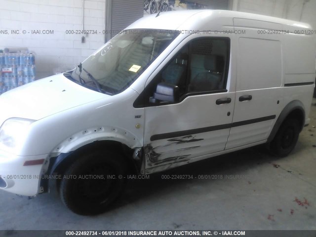 NM0LS7DNXBT064759 - 2011 FORD TRANSIT CONNECT XLT WHITE photo 6