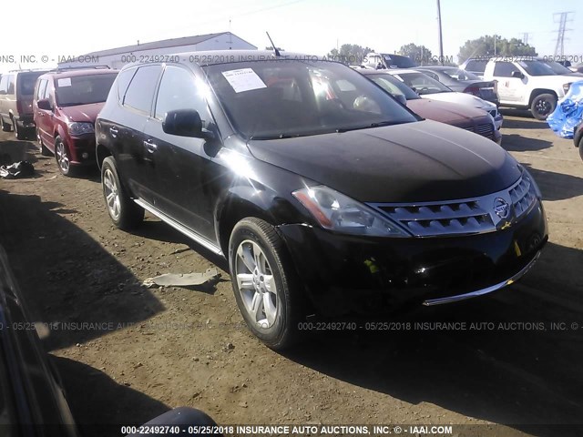 JN8AZ08W37W624163 - 2007 NISSAN MURANO SL/SE/S BLACK photo 1