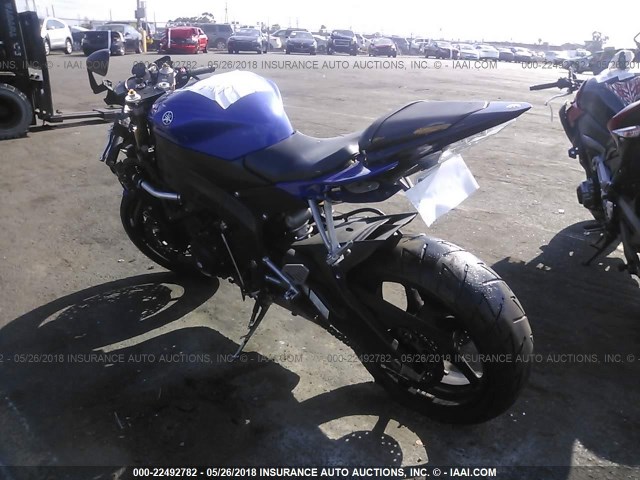 JYARJ16Y79A003116 - 2009 YAMAHA YZFR6 C BLUE photo 3