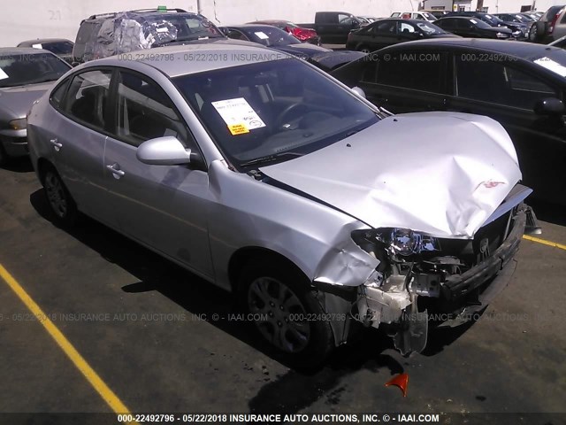 KMHDU46D59U801807 - 2009 HYUNDAI ELANTRA GLS/SE SILVER photo 1