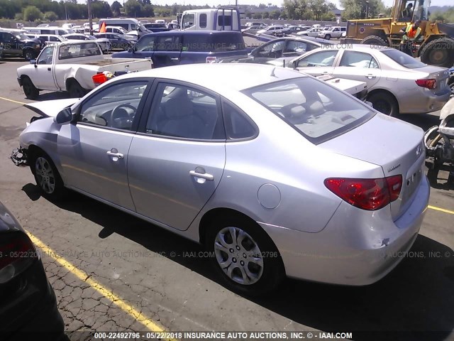 KMHDU46D59U801807 - 2009 HYUNDAI ELANTRA GLS/SE SILVER photo 3