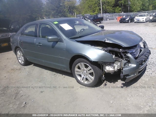 3FAFP08196R219749 - 2006 FORD FUSION SEL GREEN photo 1
