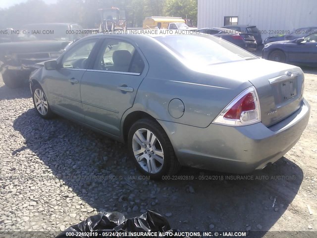 3FAFP08196R219749 - 2006 FORD FUSION SEL GREEN photo 3