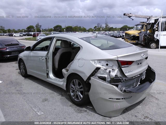 5NPD84LF8HH018259 - 2017 HYUNDAI ELANTRA SE/VALUE/LIMITED TAN photo 6