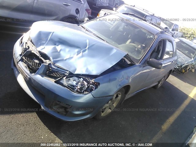 JF1GG61627G819339 - 2007 SUBARU IMPREZA 2.5I BLUE photo 2