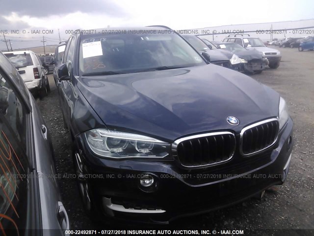 5UXKR0C5XE0K48624 - 2014 BMW X5 XDRIVE35I BLUE photo 1