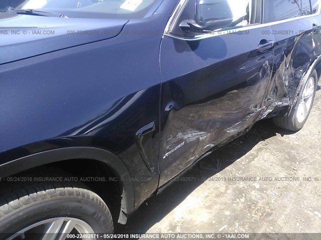 5UXKR0C5XE0K48624 - 2014 BMW X5 XDRIVE35I BLUE photo 6