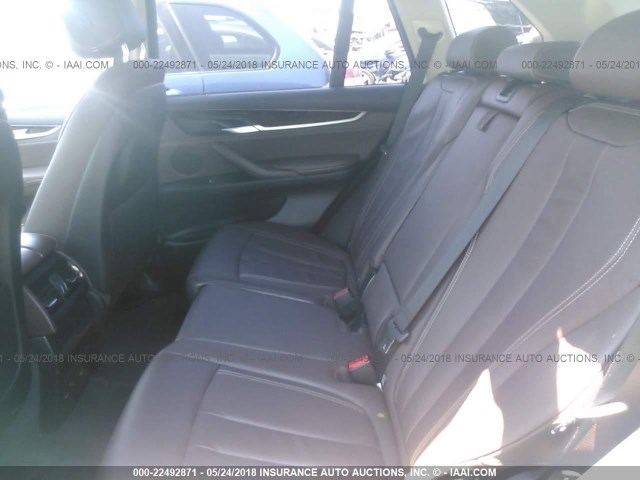 5UXKR0C5XE0K48624 - 2014 BMW X5 XDRIVE35I BLUE photo 8