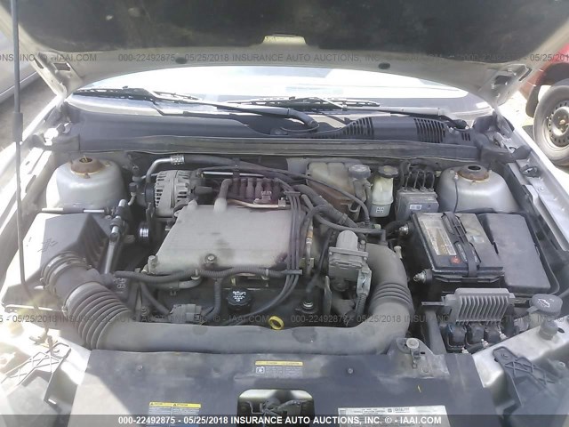1G1ZT54854F187551 - 2004 CHEVROLET MALIBU LS SILVER photo 10