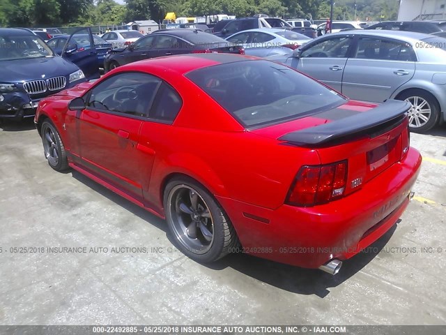 1FAFP42R93F426513 - 2003 FORD MUSTANG MACH I RED photo 3