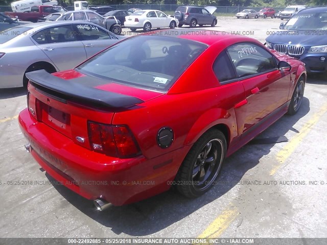 1FAFP42R93F426513 - 2003 FORD MUSTANG MACH I RED photo 4
