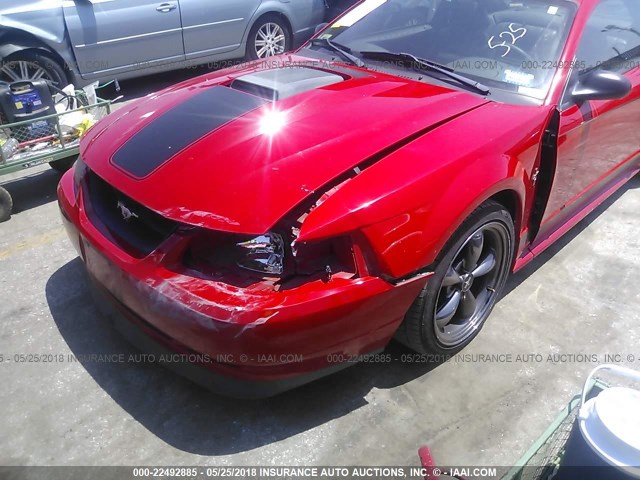 1FAFP42R93F426513 - 2003 FORD MUSTANG MACH I RED photo 6