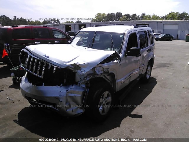 1J4PN2GK9BW566767 - 2011 JEEP LIBERTY SPORT SILVER photo 2